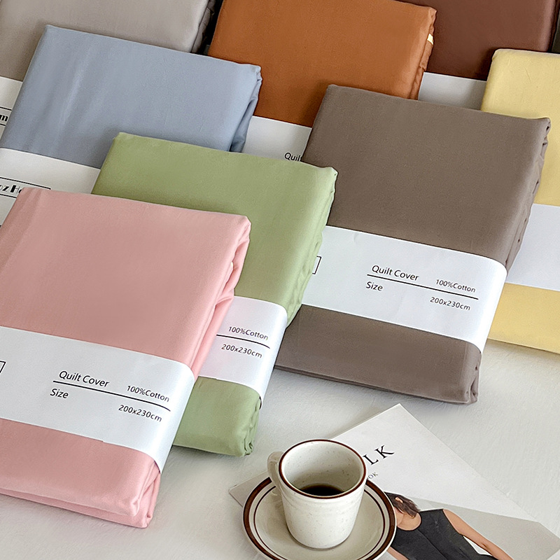 Class A 100S Xinjiang long-staple cotton four-season single-piece bed sheets, fitted sheets, bed covers, single-piece cotton individual bedspreads