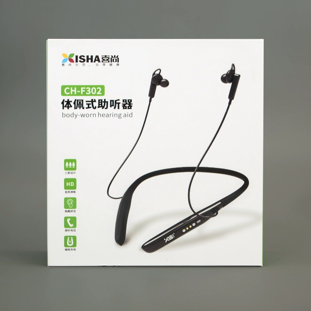 喜尚 спортивный слуховой аппарат CH-F302 с зарядкой, Bluetooth слуховой аппарат, подходит для пожилых с нарушением слуха