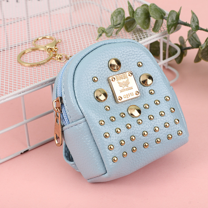 Bolso de las mujeres 2023 nuevo pequeño bolso de La Moneda bolso femenino estudiante todo partido llavero integrado auricular bolsa de la moneda