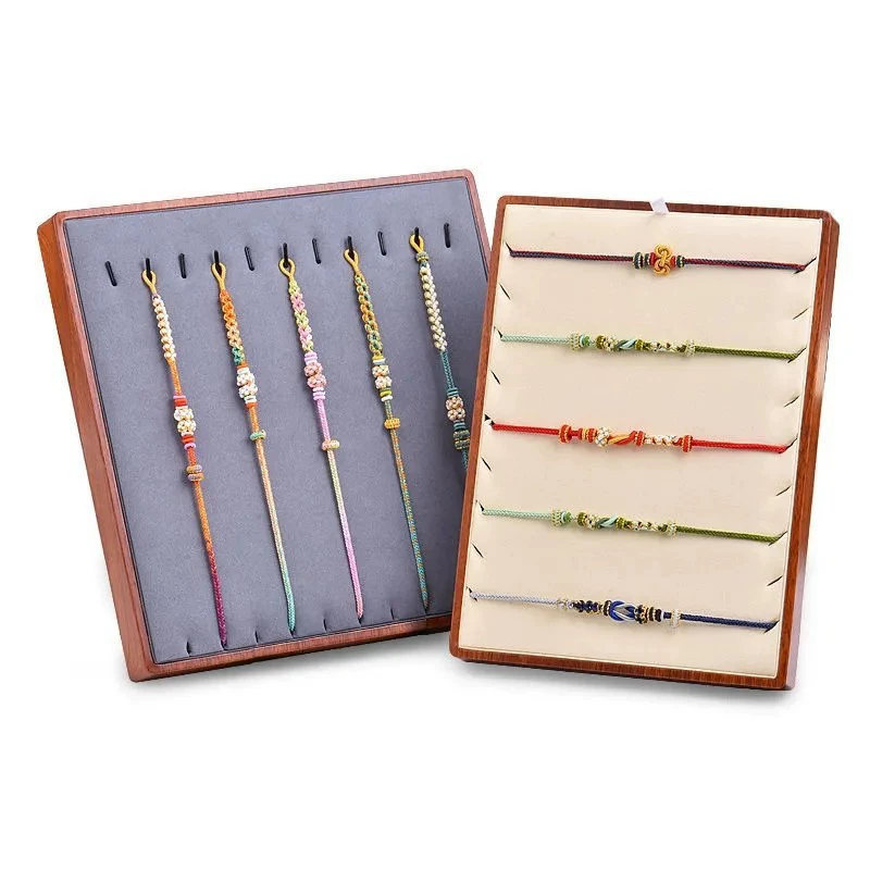 Ручная плетеная веревка для демонстрации реквизита ручной веревки поднос с древесным узлом кожи Wenchang узел безопасности