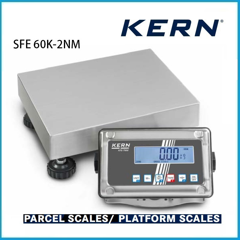 60kg 平台秤 具有IP65和EC防尘和防喷溅保护 SFE 60K-2NM KERN