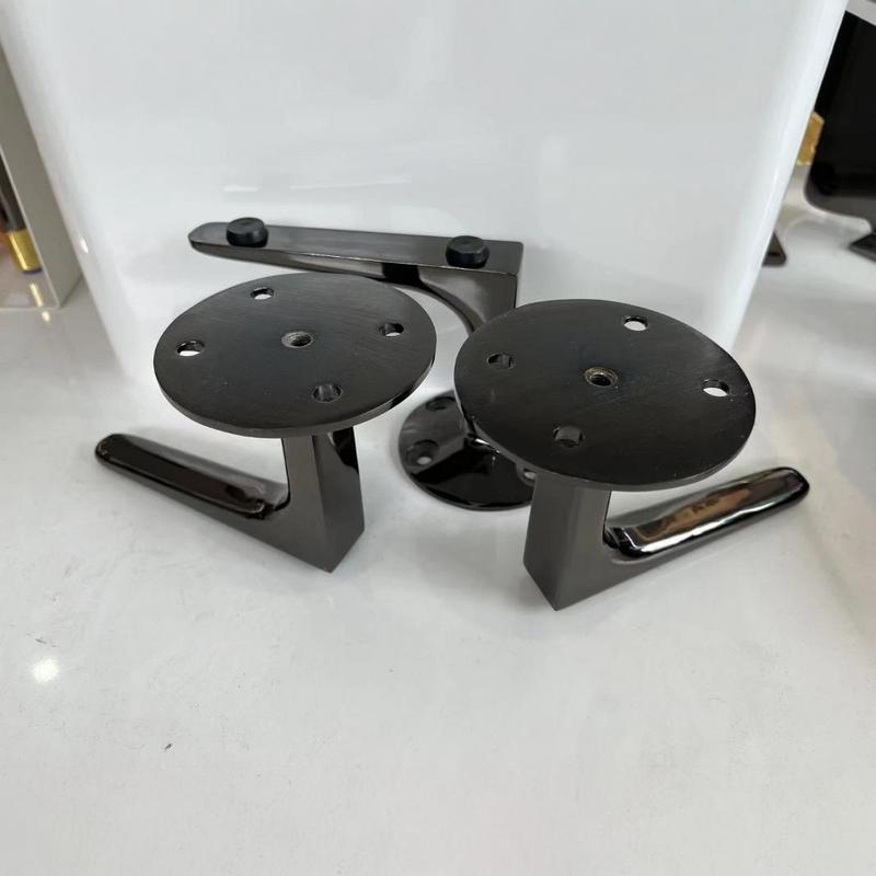 源供給アルミニウム合金中実ソファー足家具支持脚ベッド足茶何脚キャビネット足高さ12cm卸売り|undefined