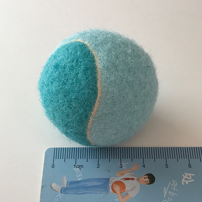 작은 테니스 공 5CM 2색 라이트 블루 + 레이크 블루