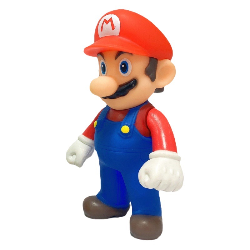 Anime dibujos animados 3 Super Mario Yaxilong Luigi muñeca móvil figuras decoraciones de escritorio adornos