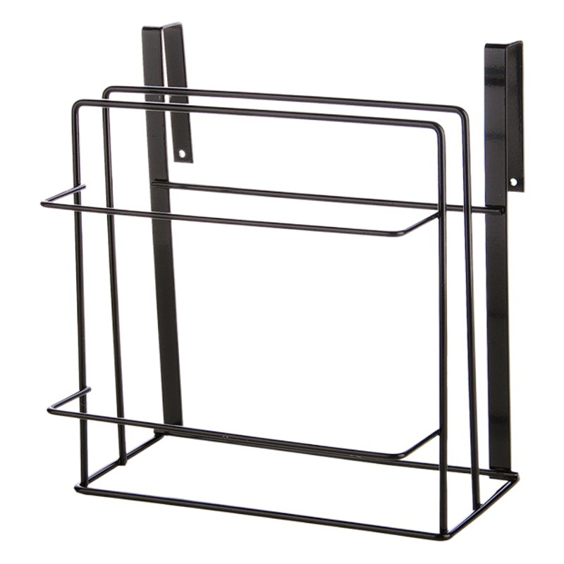 Multi-funcional colgante cobertizo tabla de cortar rack gabinete de cocina estante de almacenamiento cocina tabla de cortar estante de almacenamiento de hierro