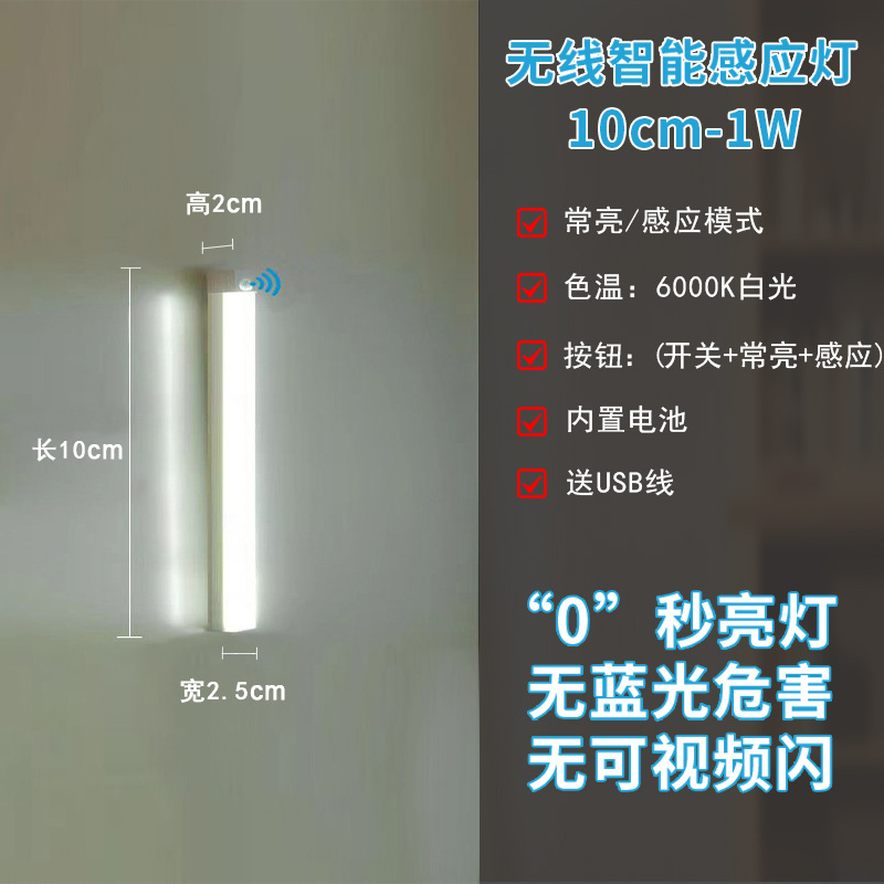 10cm - 1W de luz blanca