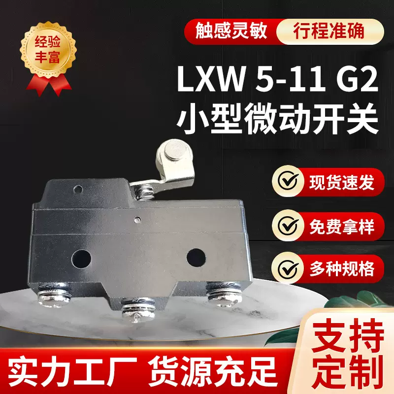 厂家批发LXW 5-11 G 2  小型微动开关材质优良经久实用 微动开关