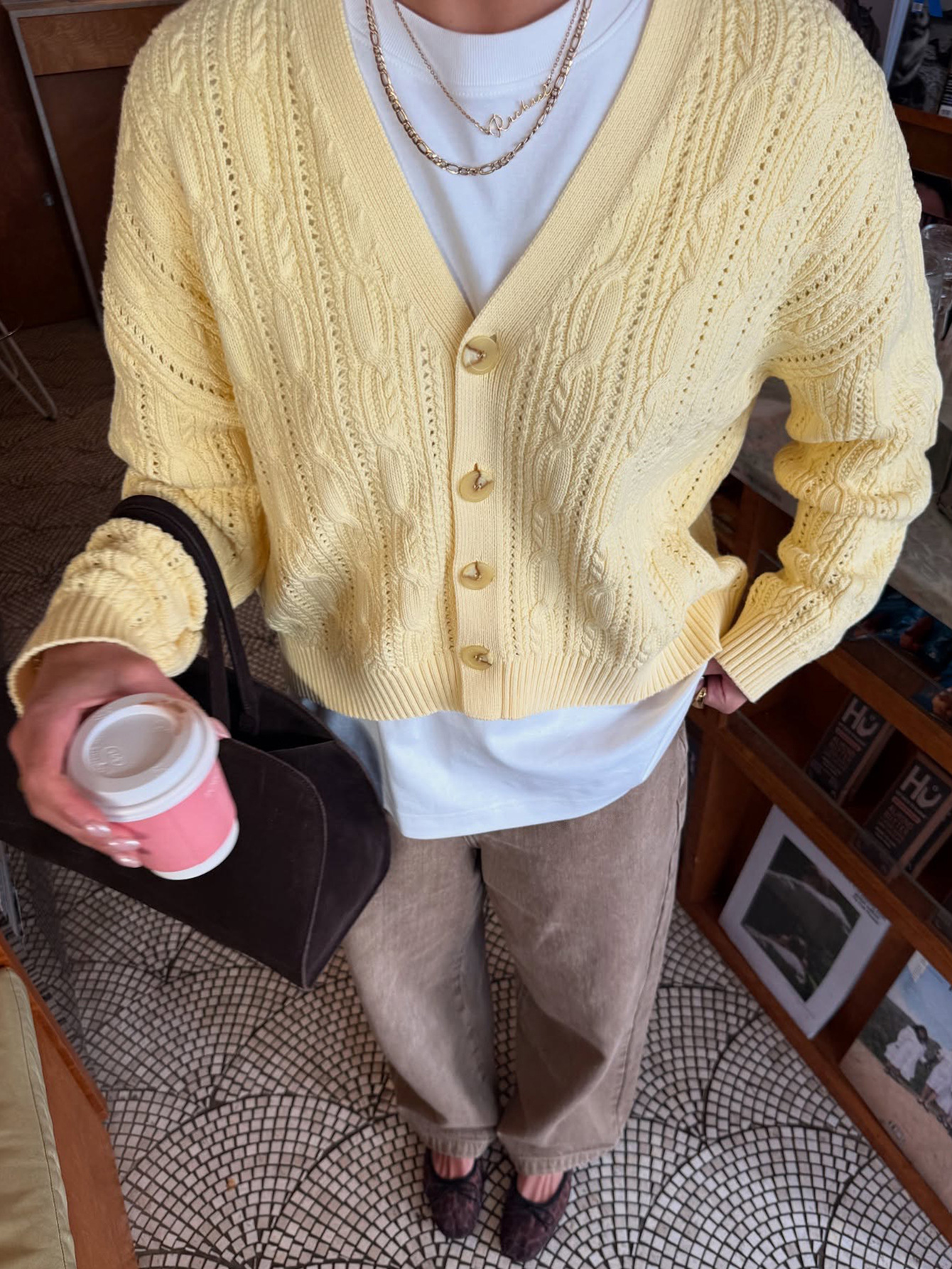 Kaikuo Europa y Estados Unidos ropa de mujer transfronteriza 2026 primavera y verano japonés cardigan de lana fresco de cuello en V suéter de botón Amazon