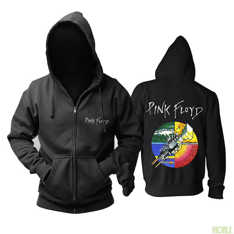 Pink Floyd Hip Hop Rock Retro Zipper Hoodie Sweater Tide Hoodie Autumn Winter