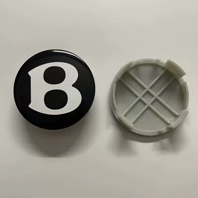 Applicable Bentley 68mm Wheel Hub Cover Bentley Logo for Bentley GT/Flying/Elegant Wheel Hub Center Logo (Hub cover) - black-68mm