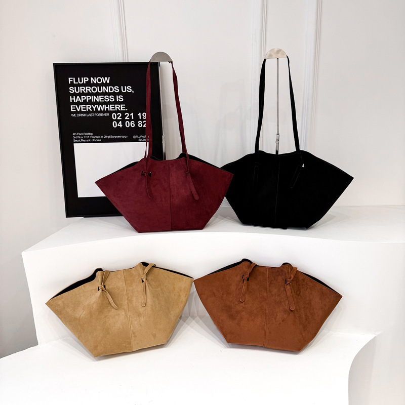 时尚复古包包大容量女秋冬百搭单肩子母购物袋简约腋下通勤托特包