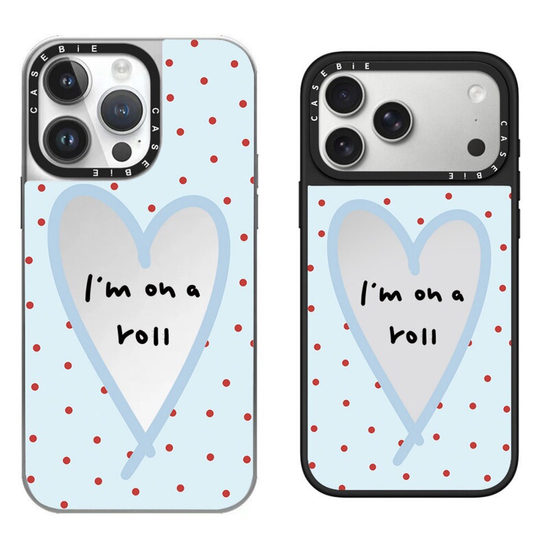 C Brand Blue Red Polka Dot Heart English Letter Apple Phone Case Suitable for Iphone17Pro1615Plus1412 C Brand Blue Red Polka Dot Heart English Letter Apple Phone Case Suitable for Iphone17Pro1615Plus1412
