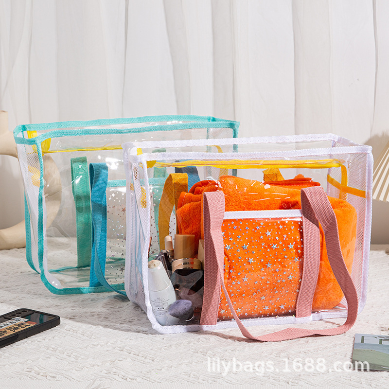 Beach summer capacious waterproof storage system for traveling for…