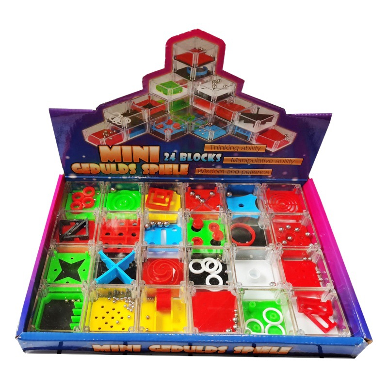 Descompresión juguetes niños inteligencia competitiva ciencia y educación educativa gravedad laberinto caja equilibrio juego de tapa dura versión