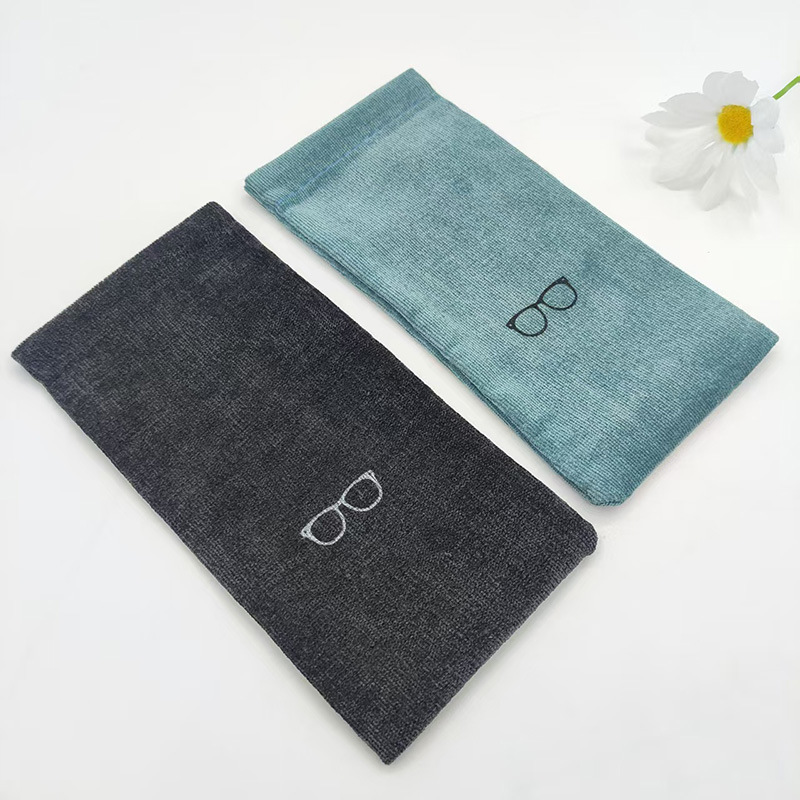 Estuche para gafas de sol, funda para gafas, bolsa para gafas, bolsillo elástico, bolsa con cordón de cierre automático, bolsa de almacenamiento de terciopelo colorida, estuche para gafas.