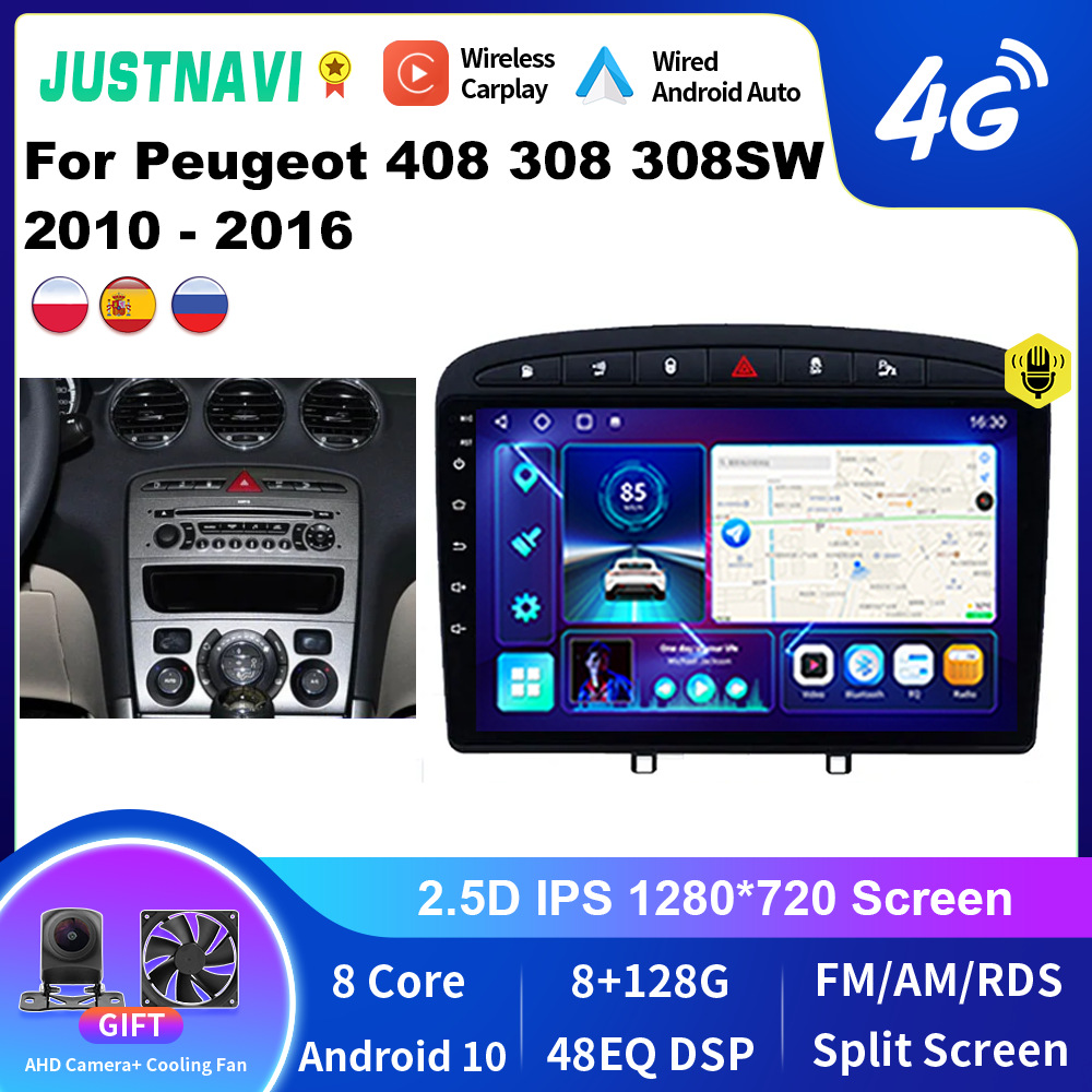 For P-eugeot 408 308 308SW 2010 - 2016 Android Car Radio