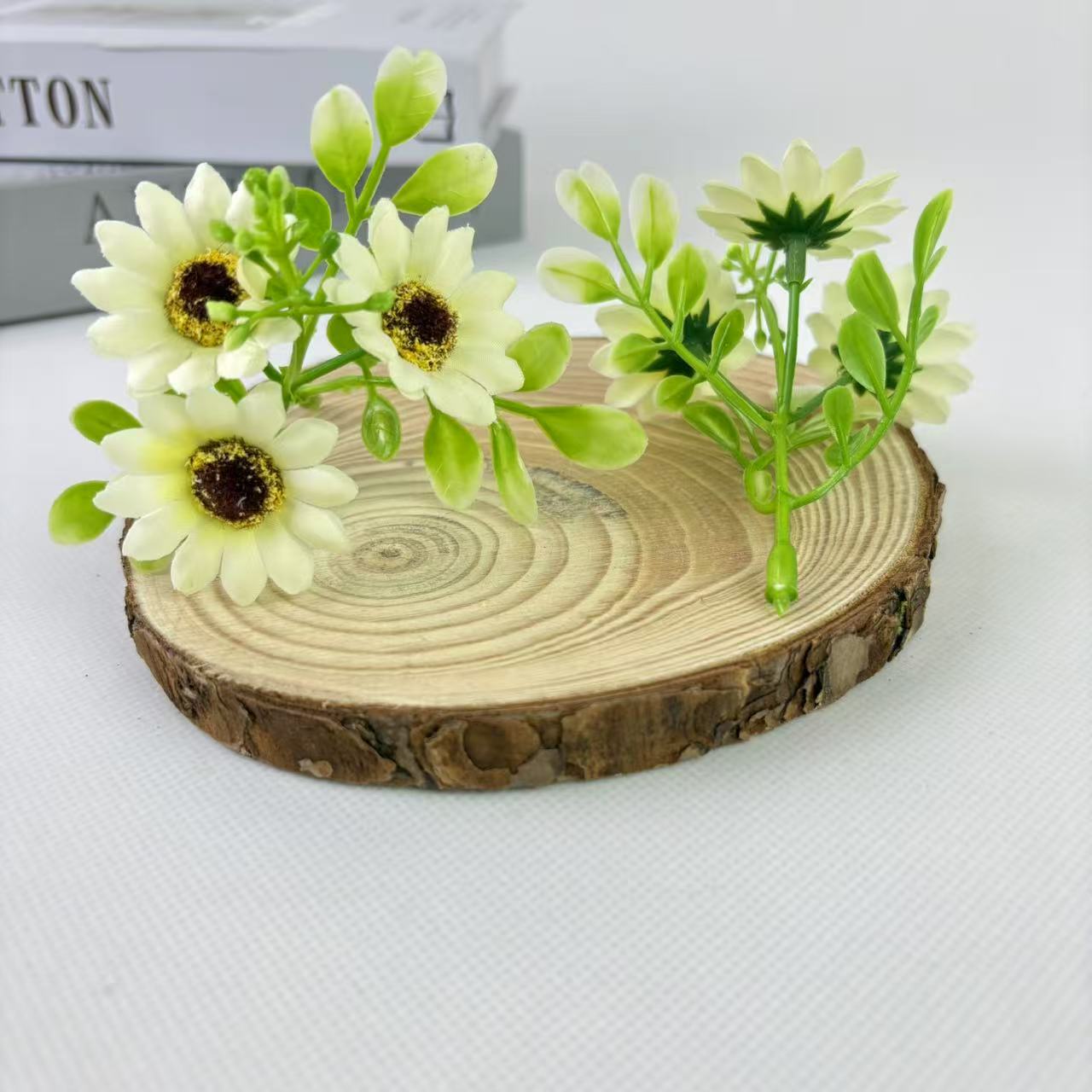 Pastoral pequeña flor fresca guirnaldas de flores tocado de novia fotografía accesorios de vacaciones joyas tocado de flores de pinza mini
