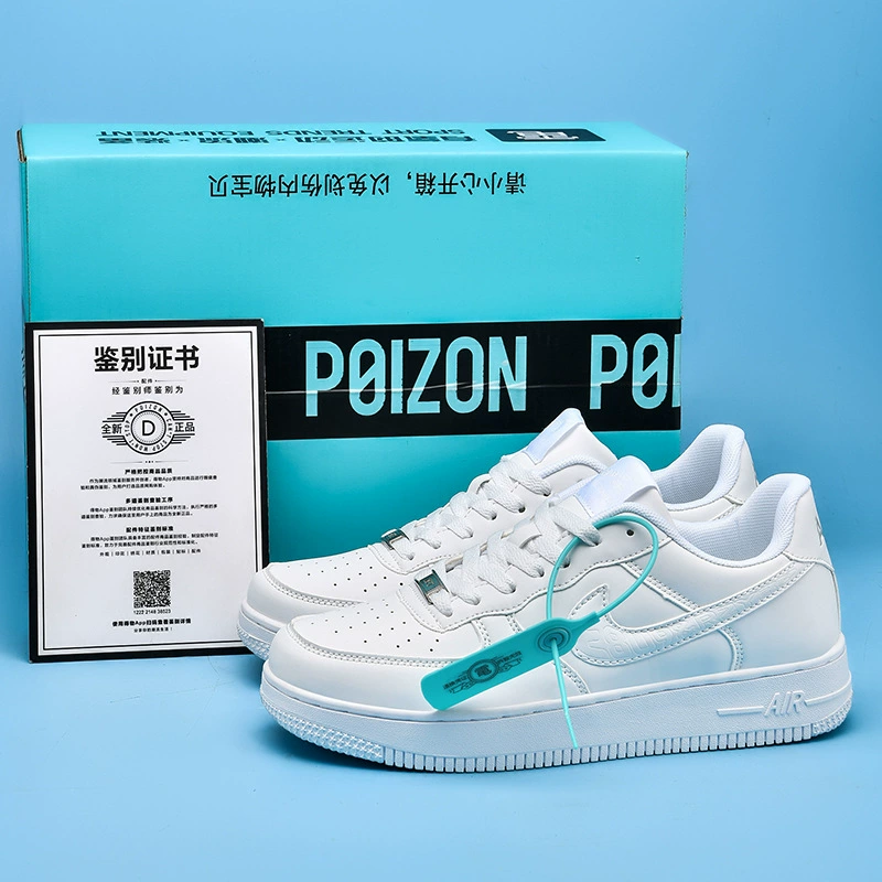 Board Shoes Male Putian Air Force One AJ Black and White Panda White Shoes Female Couple sneaker Friction Sound Board Shoes