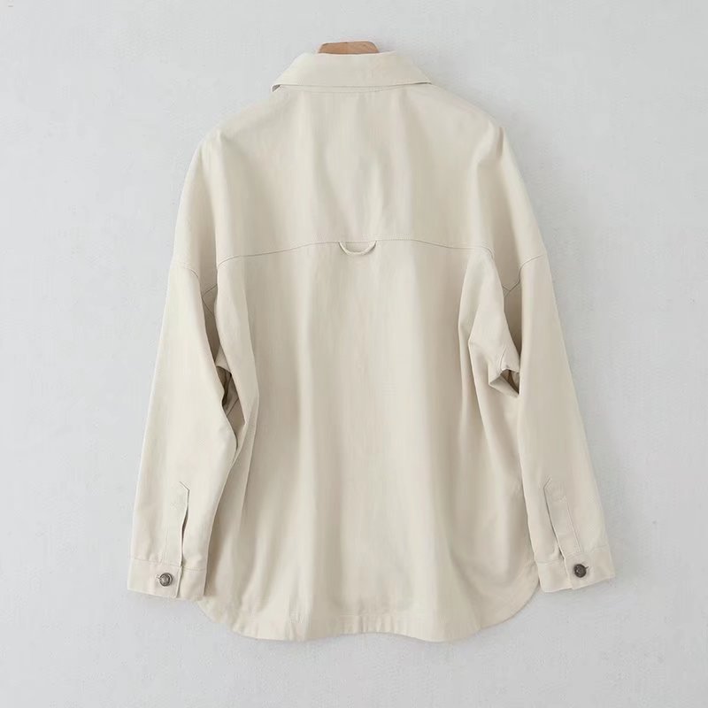 2024 Spring New Product: Women's Urban Leisure Water Washed Cowboy Jacket M2_voghion.com