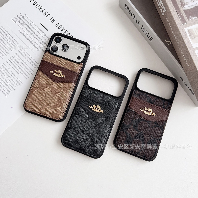 Suitable for iPhone 17 Pro Max Card Holder Stand with Card Slot, Apple 17 Phone Case, Brand New Apple 17 Pro
