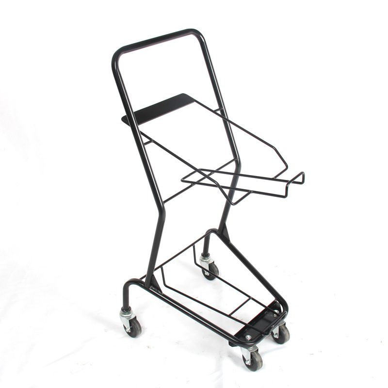 超市购物车商场手推车提篮车ktv双层购物车精品店日式购物车批发