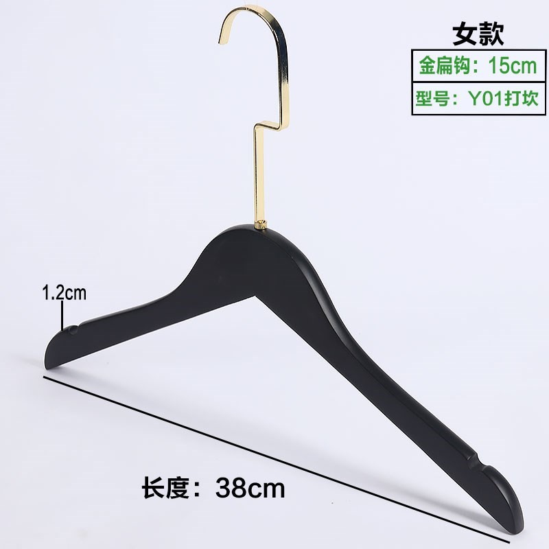 컷-15cm 골드 플랫 후크가 있는 여성용 1.2 라운드 헤드