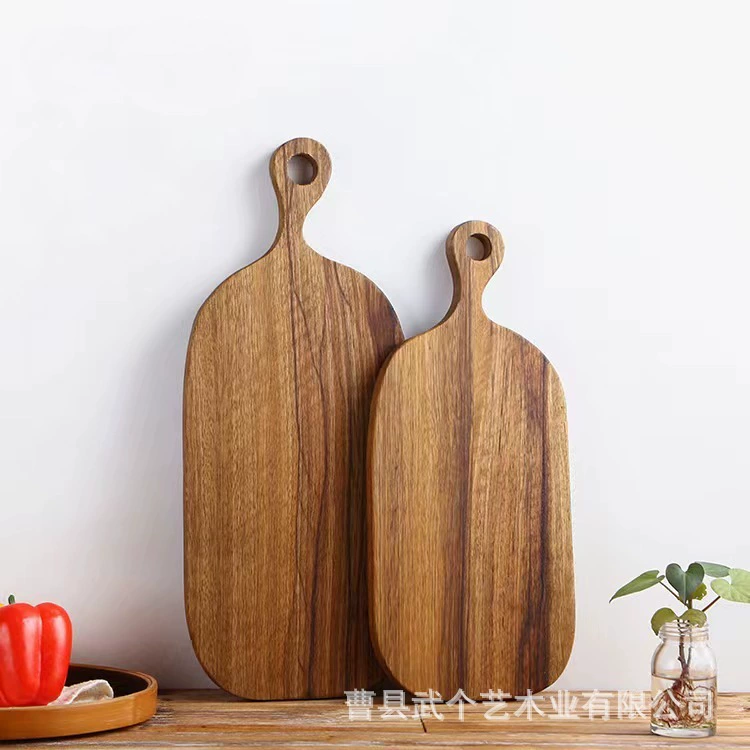 Solid wood cutting board noodle board sushi plate whole solid wood pizza board cubes chopping board pallets all solid wood