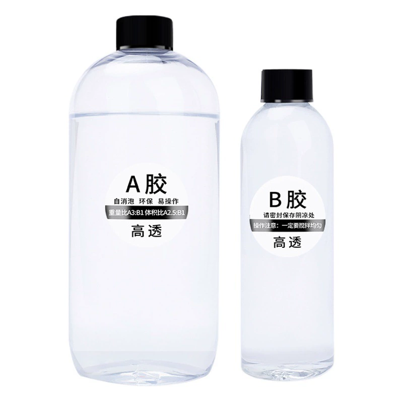 Эпоксидная смола Jinhua, высокопрозрачная, AB-состав, 3:1, высокая твердость, для рукоделия и изготовления ювелирных изделий