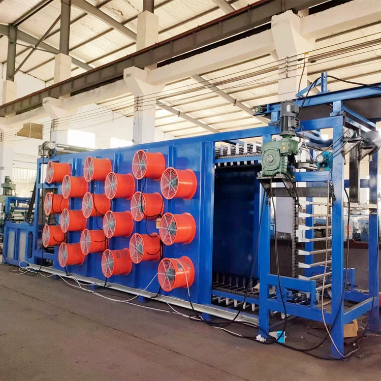 Производитель поставляет оборудование для снижения трудоёмкости, автоматическое нанесение клея, заменяет рабочих, полностью автоматическую линию охлаждения резиновых листов.