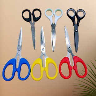 Bulk Student Scissors, Office Scissors, 16cm Long, 0.2cm Thick, Wholesale Supply for Two-Dollar Stores