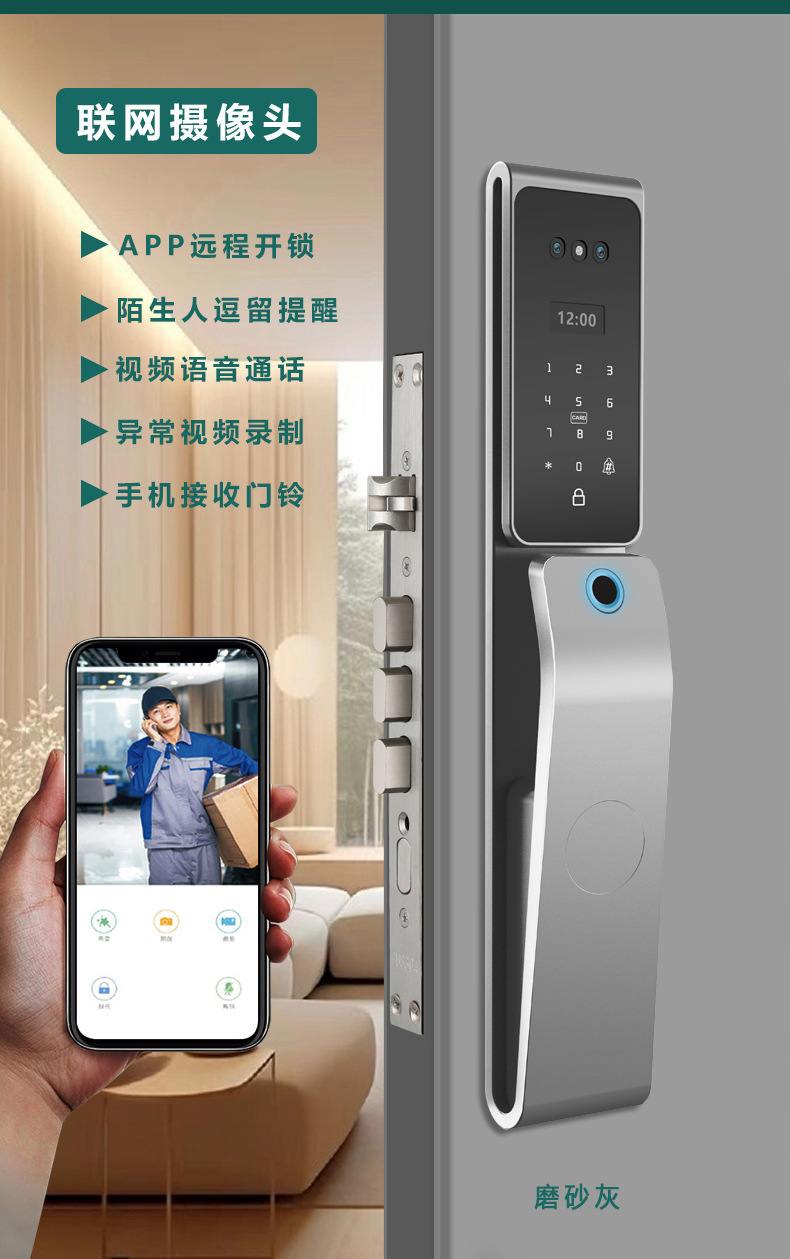 人脸识别锁,智能指纹锁,电子密码锁