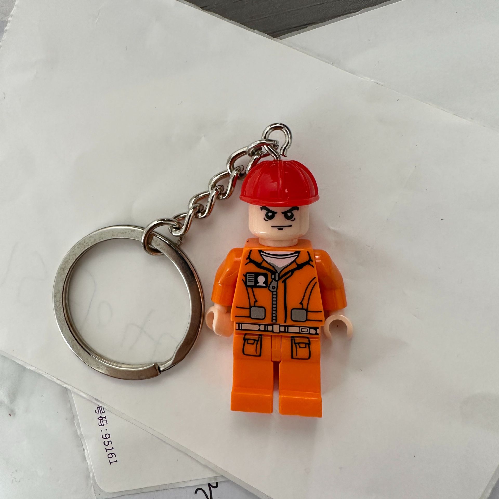 Toy Story Batman Llavero de bloques de construcción Buzz Lightyear Marvel Spider-Man Batman Pato Donald Mickey