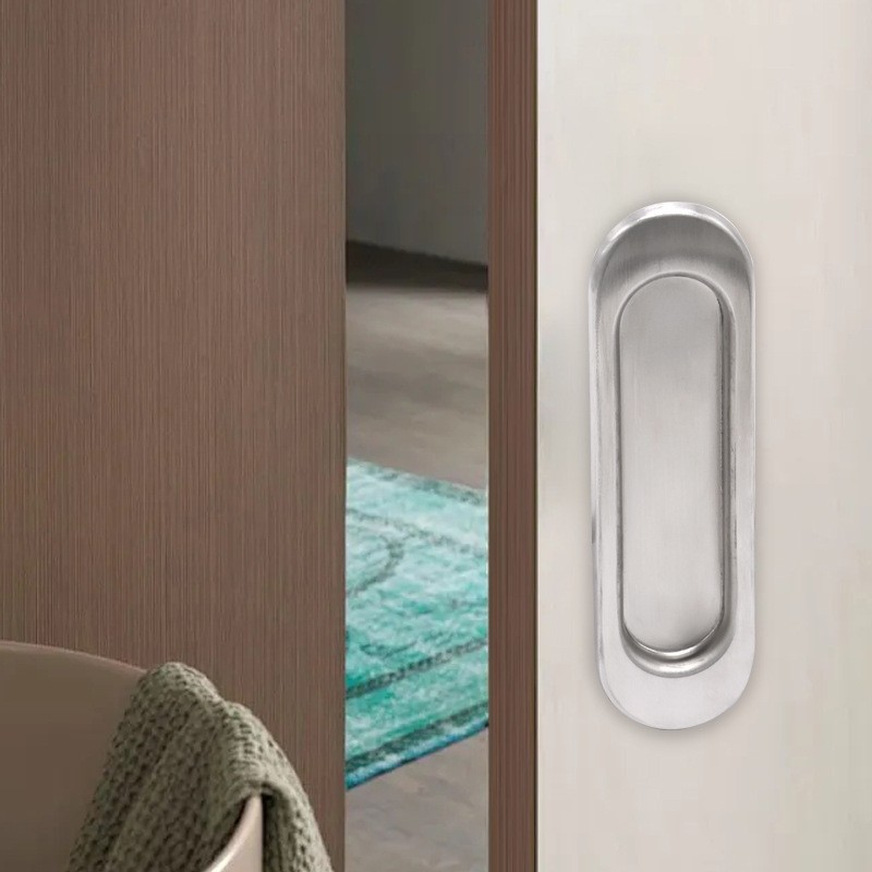 Personalizado 304 acero inoxidable puerta deslizante cerradura de puerta deslizante cerradura de puerta deslizante cerradura de gancho de mano cerradura de puerta deslizante cerradura de baño de cocina
