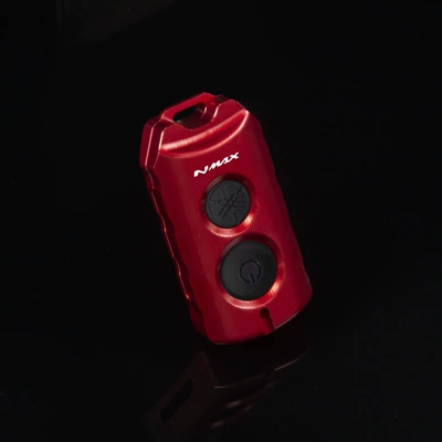 Applicable to Yamaha NMAX155CNC remote control shell XMAX300 key protective shell NVX155 remote control key cover (Motorcycle Key) - red-nmax-standard