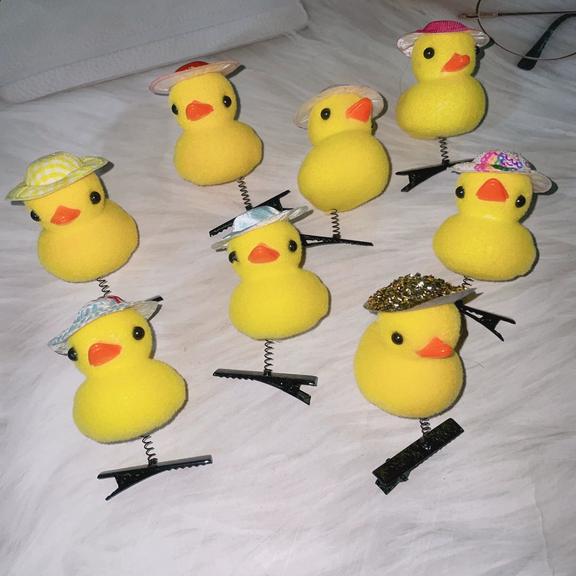 Зажим для волос (B.Duck) Жёлтая утка, милый аксессуар для детей, 4 × 2 × 5 см