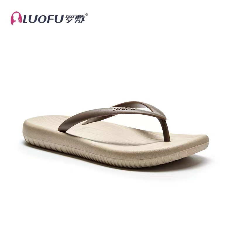 Rofu flip-flops de las mujeres de la moda al aire libre en línea rojo de alto grado de verano nuevo todo-fósforo antideslizante flip-flops de plataforma E