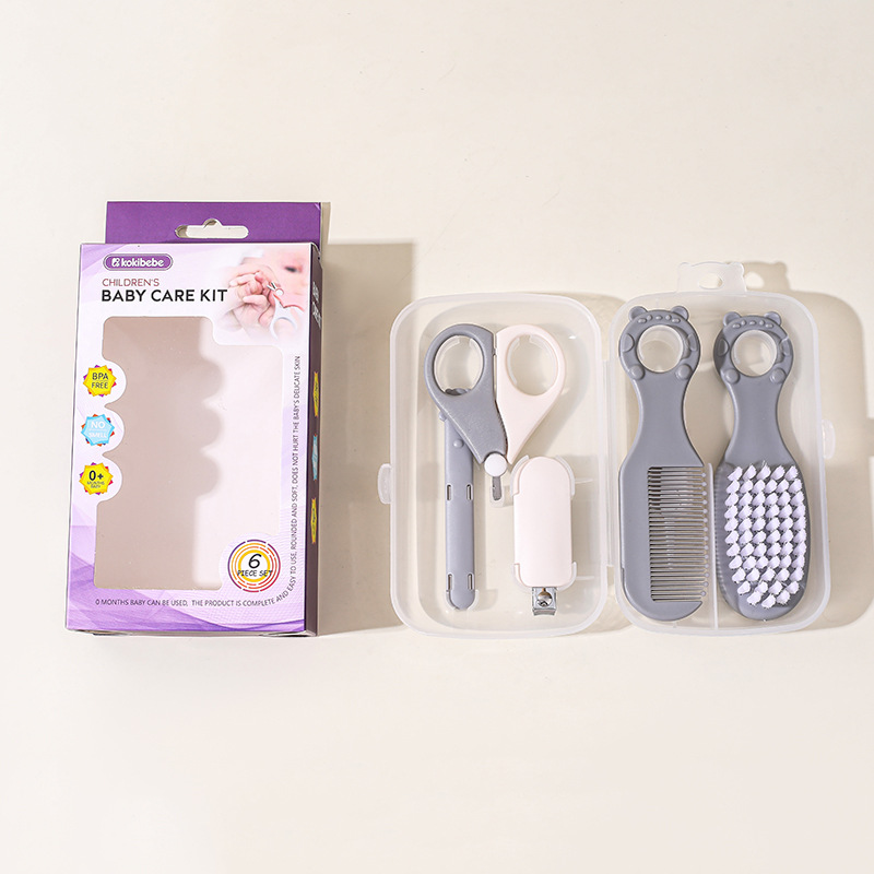 Set de Cuidado de Uñas para Bebés Set de 6 Piezas Plástico y Acero Inoxidable Portátil para Bebés y Niños image 9