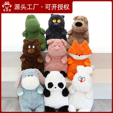 小红书爆款波波娃猫咪娃娃动物公仔毛绒玩具床上抱枕女生节日礼物