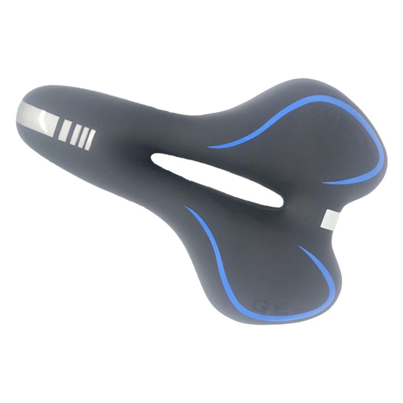 Cojín de bicicleta de montaña cojín de asiento hueco engrosada Silla de silicona suave mosca muerta equipo de equitación accesorios de bicicleta