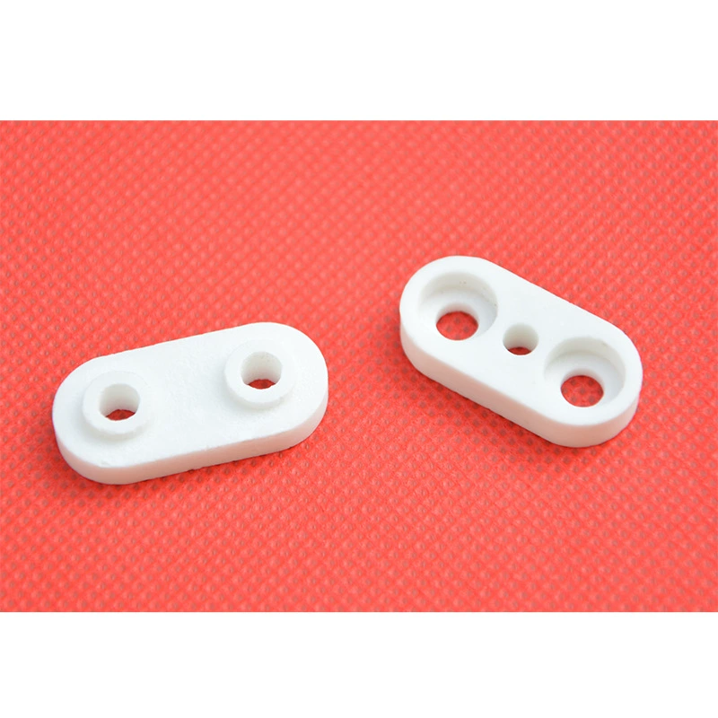 Высокотемпературная мужская и женская керамическая изоляционная изоляционная прокладка, белое нагревательное кольцо, высокочастотная фарфоровая соединенная прокладка, длинная овальная