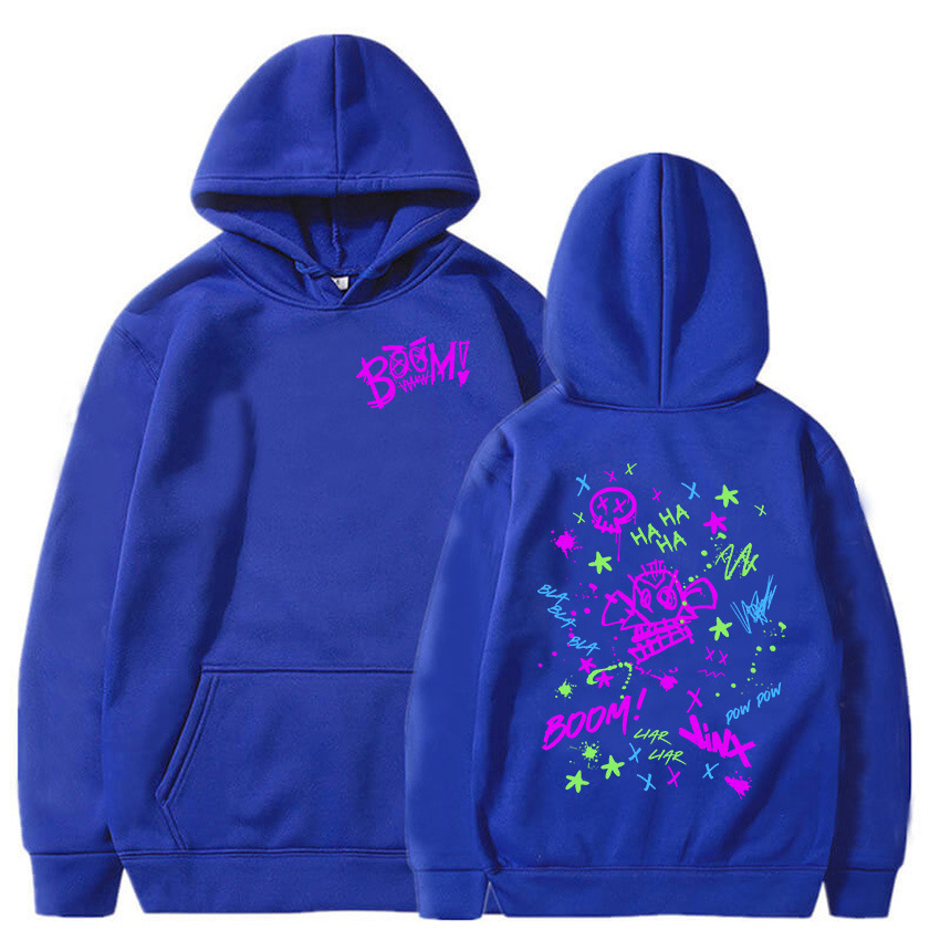 Female Hoody Boom Monkey Jinx Arcane Hahaha Hoodies