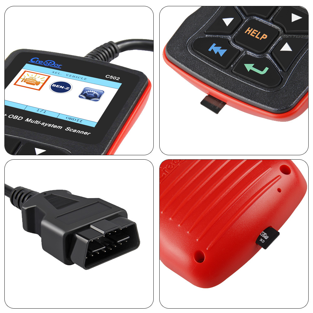 Creator C502 Benz & OBDII/EOBD SCANNER Genuine Automotive Fault Detection and Diagnostic Device