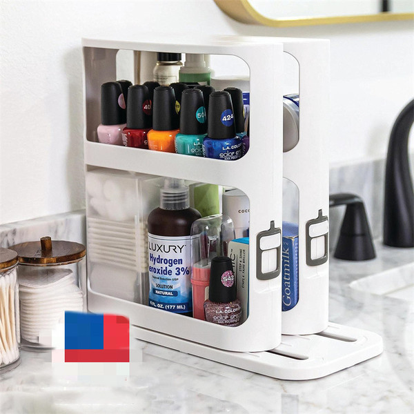 Kitchen Storage rotating rack multi-layer storage rack cabinet food ...