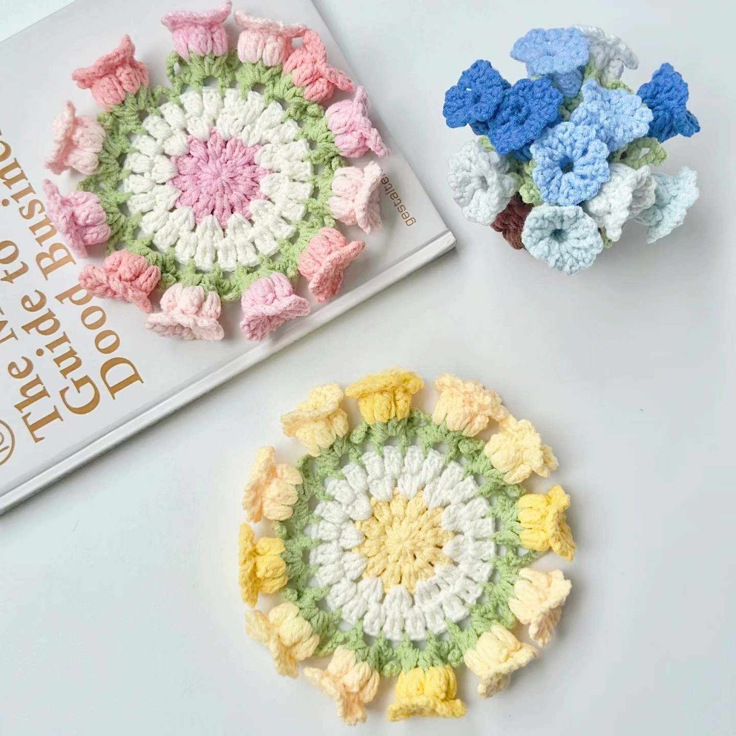 Плетеные материалы набор, handmade, розы, букет, креативный подарок