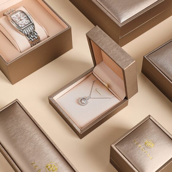 Factory wholesale jewelry box PU leather ring box earring pendant necklace packaging box bracelet jewelry box jewelry box
