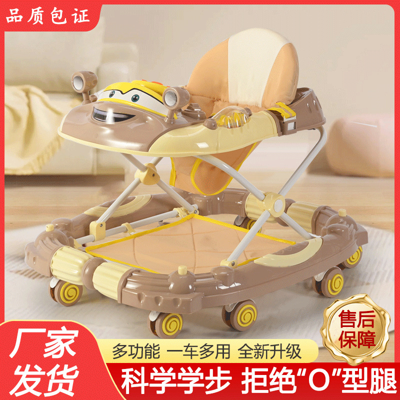 Caminante multifuncional de la carretilla de La anti-o-pierna del anti-tirón del caminante del bebé con el fabricante de la música