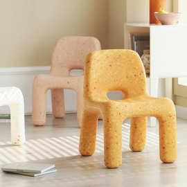 设计师儿童小椅子 网红ins家用靠背矮凳北欧幼儿园宝宝塑料小板凳