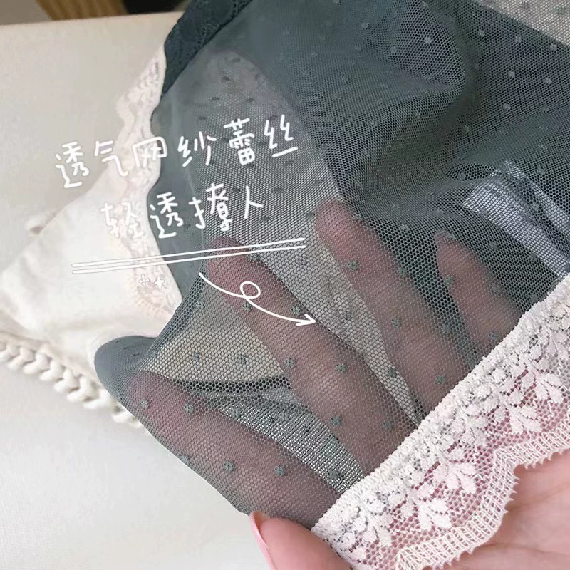 Сексуальное хлопковое антибактериальное нижнее белье, штаны, французский стиль, средняя посадка, плюс размер
