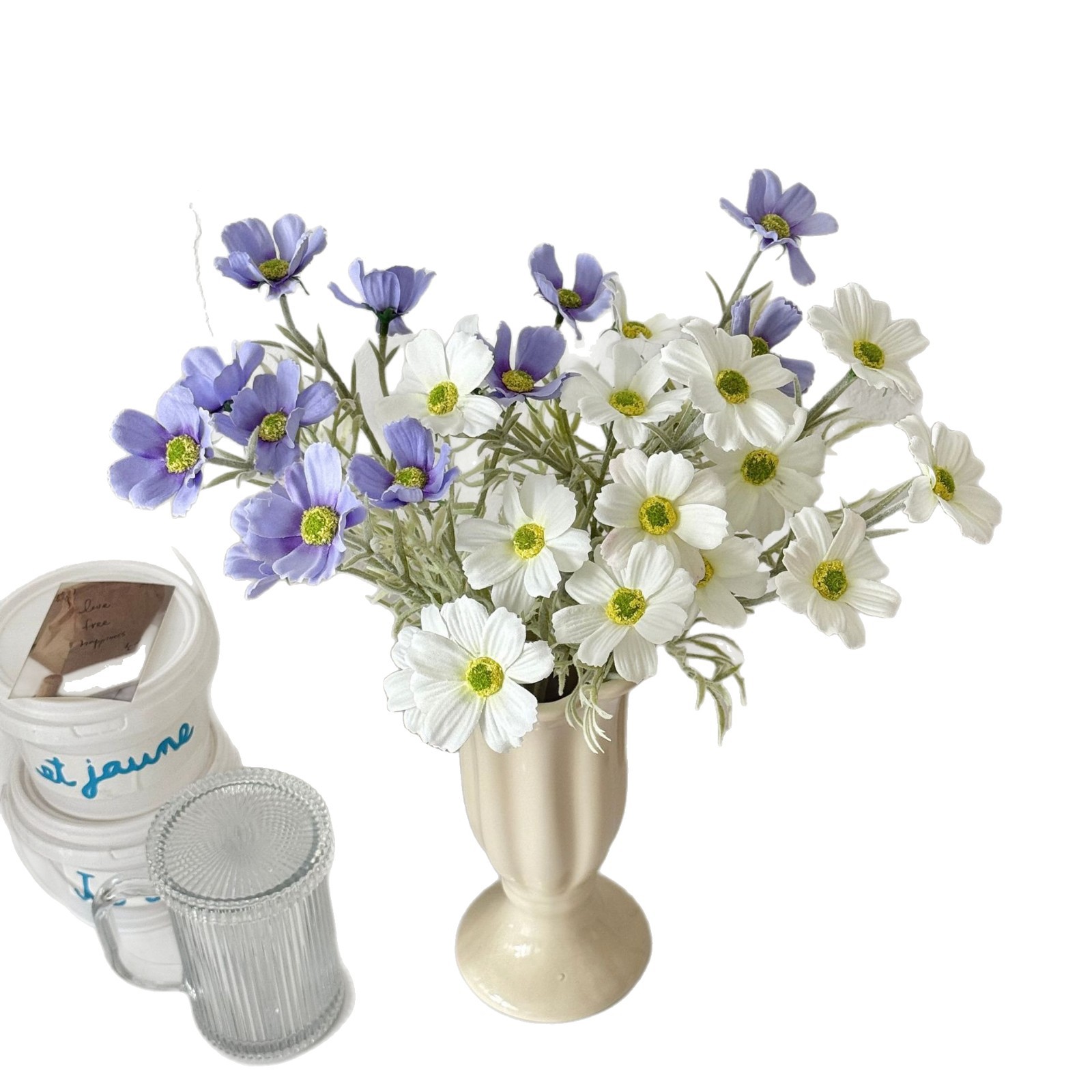 Ins Cosmos Gesang flor artificial decoración del hogar coreano decoración flor falsa mesa de centro mesa de comedor ventana decoración floral