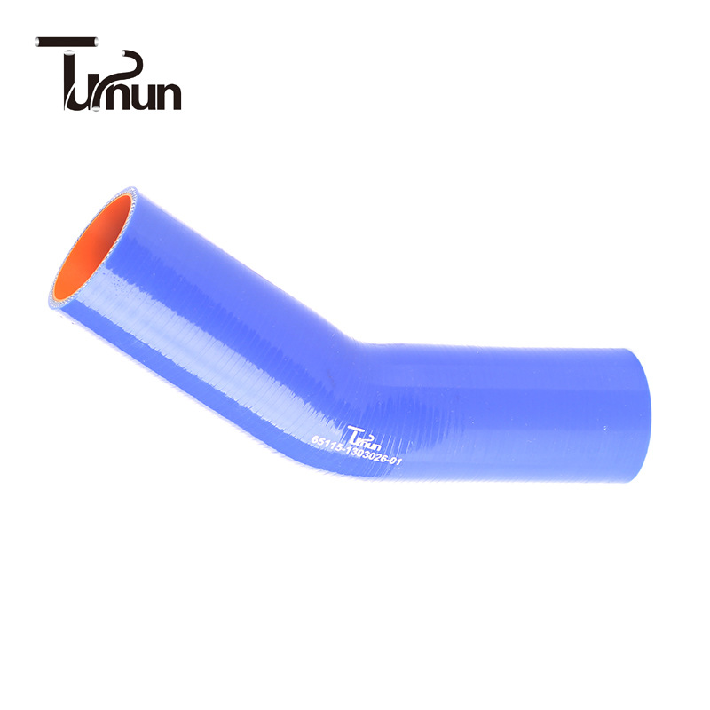 生产大口径异型硅胶管发动机中冷器连接硅胶管